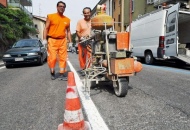 Rifacimento della segnaletica stradale. Divieto di transito lungo la via Appia