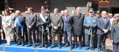 Festa della Repubblica, 67° anniversario. I VVF alla cerimonia di Piazza Libertà